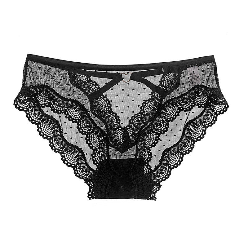 Koronkowe majtki z strapsami na specjalne okazje Xumar