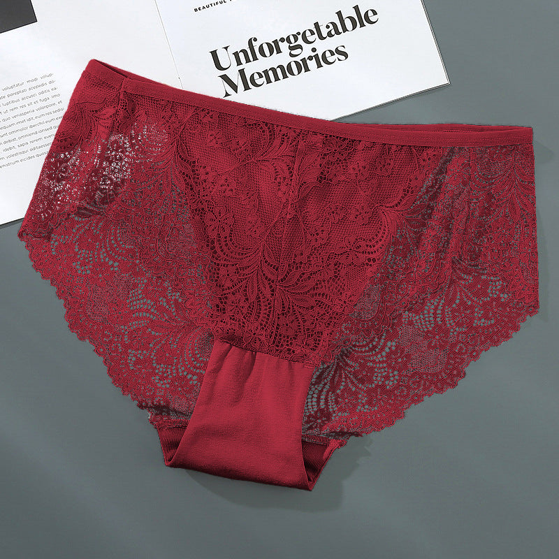 Majtki z wysokim stanem koronkowe eleganckie Michela