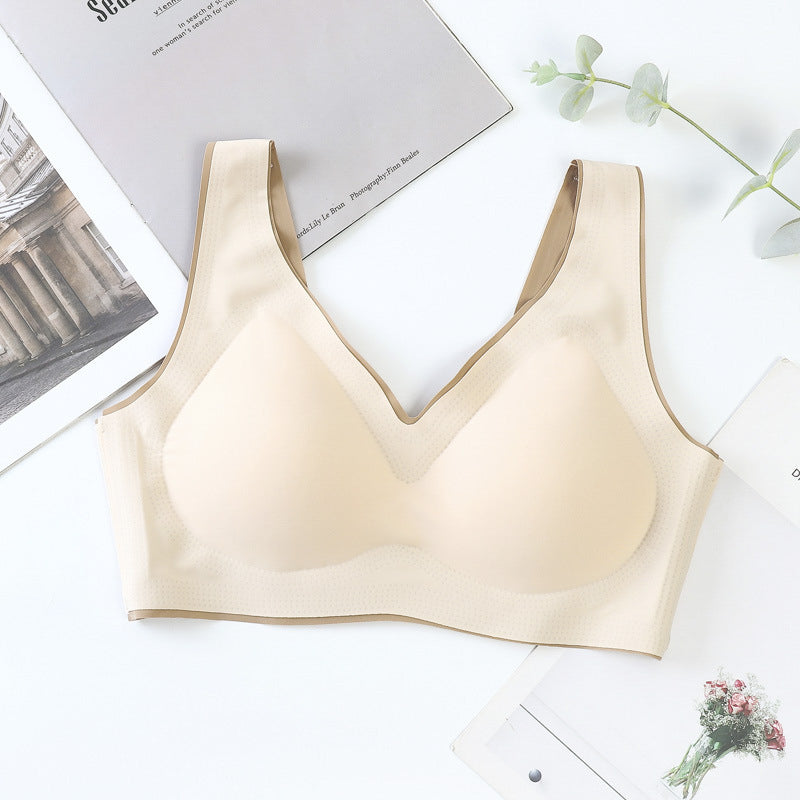 Bezszwowy biustonosz z miękkim wypełnieniem na co dzień i okazje Kyong