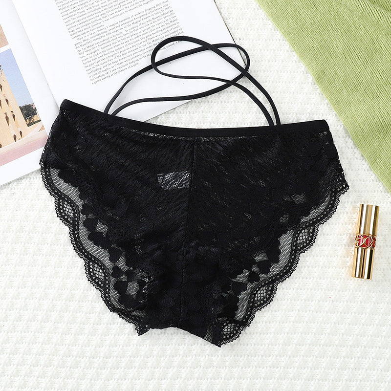 Figi koronkowe z paskami na co dzień i na specjalne okazje Milou