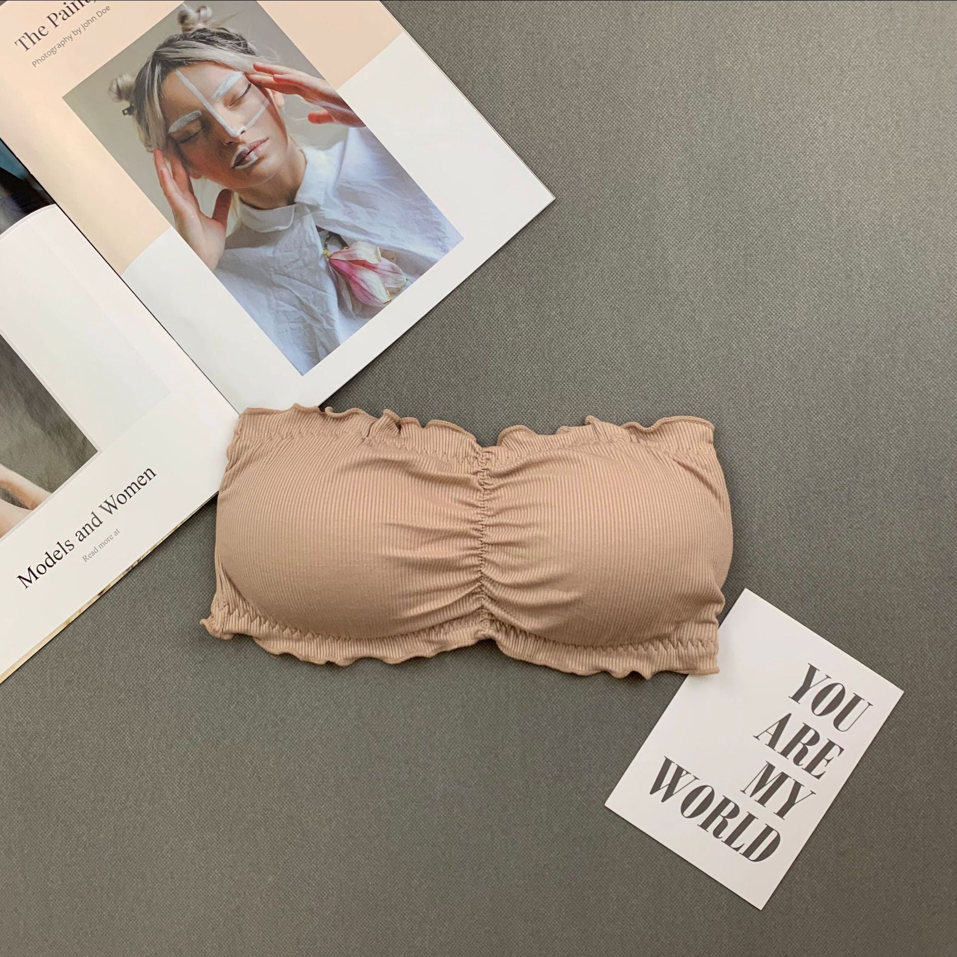 Biustonosz bez ramiączek uniwersalny dopasowanie i wsparcie Maybelle