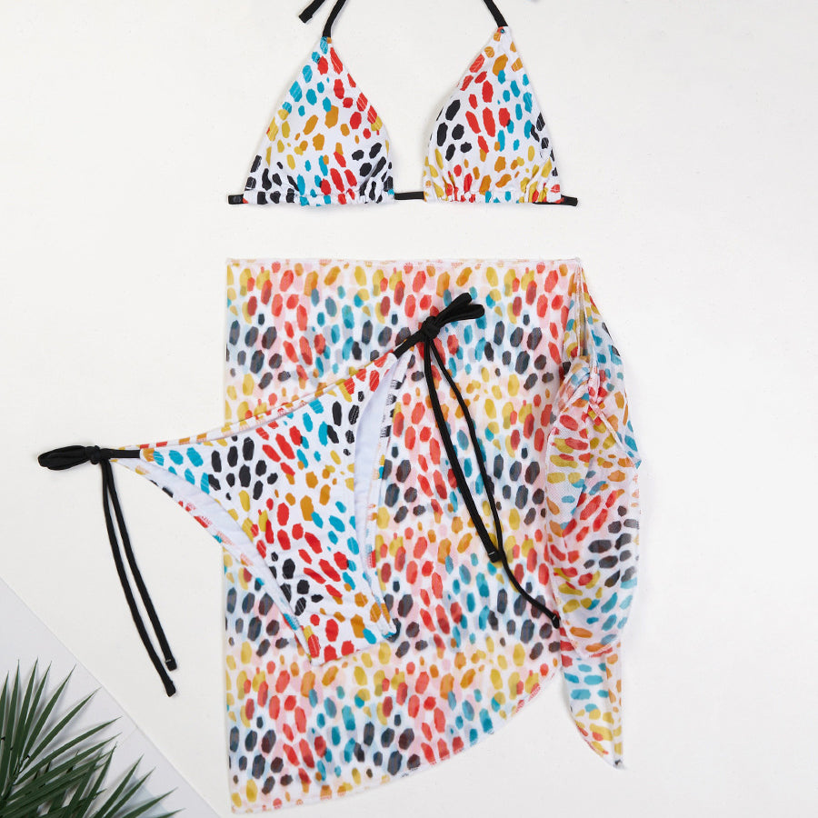 Bikini z pareo na plażę i basen Constanse