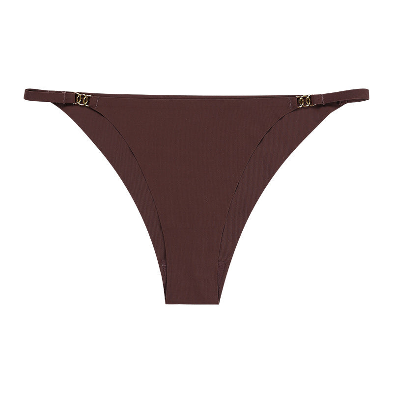 Tangi bezszwowe z ozdobną klamrą na co dzień i okazje Vicki