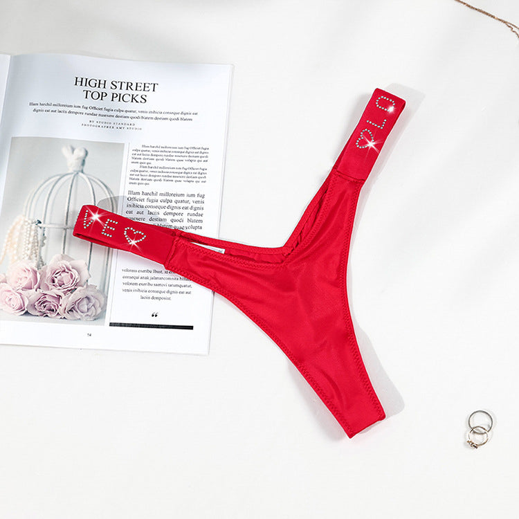 Stringi niewidoczne pod ubraniem z miękkiej tkaniny Ellina