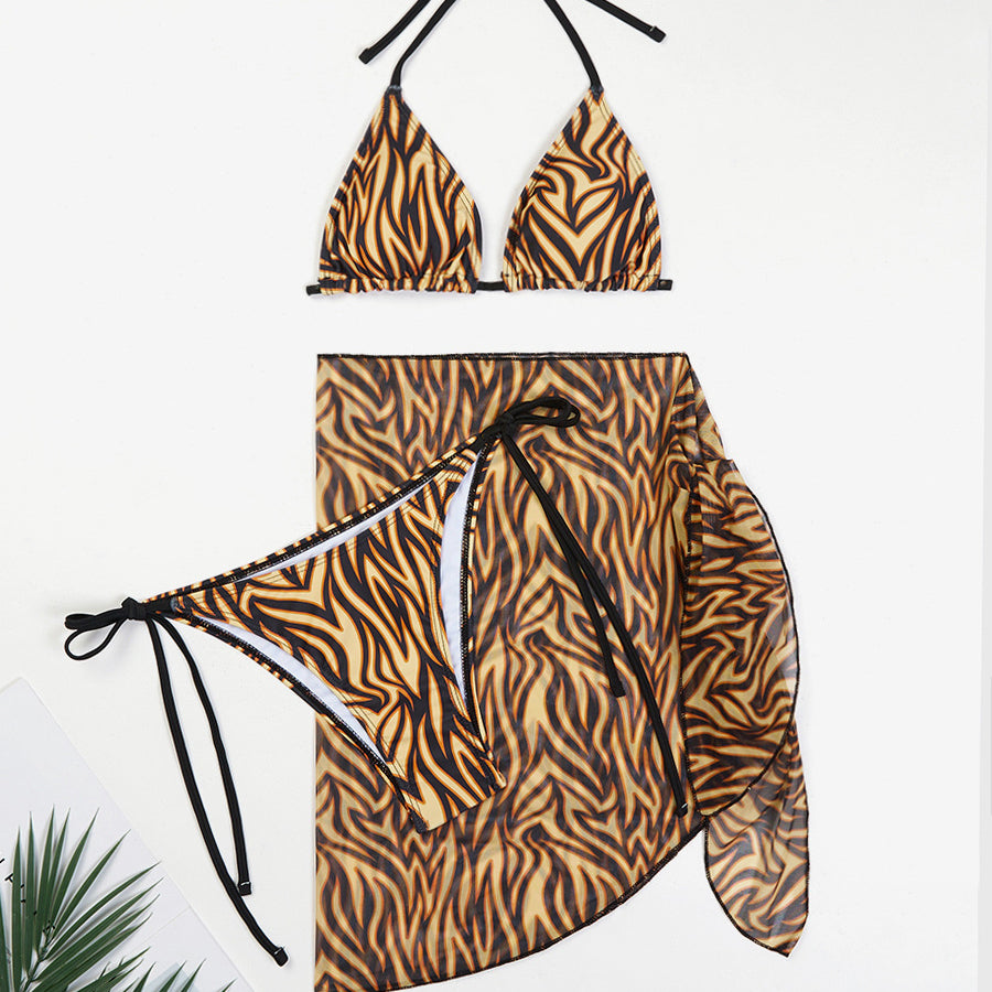 Bikini z pareo na plażę i basen Constanse