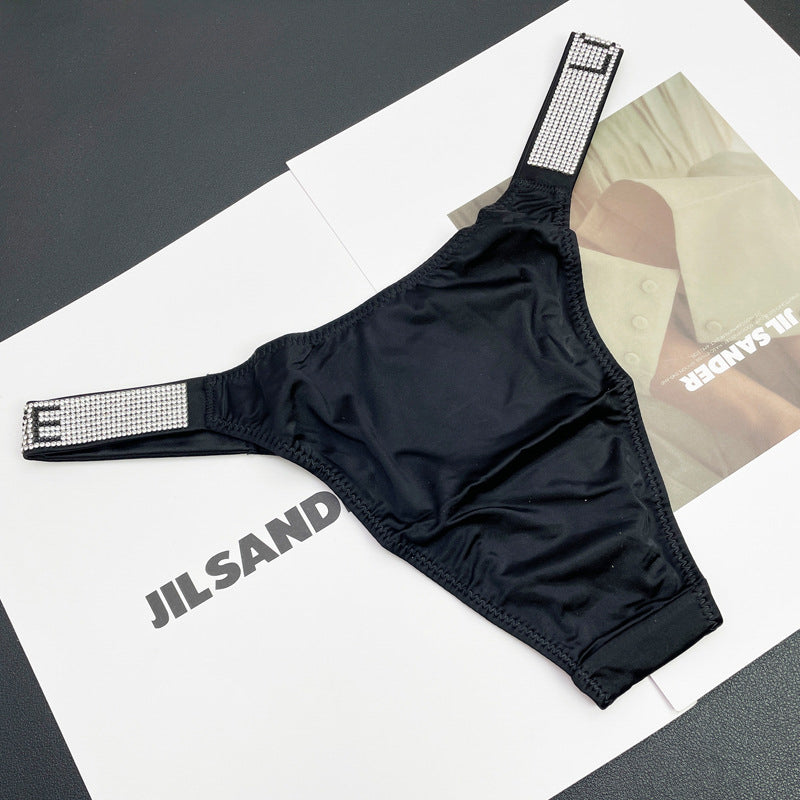 Stringi damskie z ozdobną gumką na co dzień i specjalne okazje Faygah