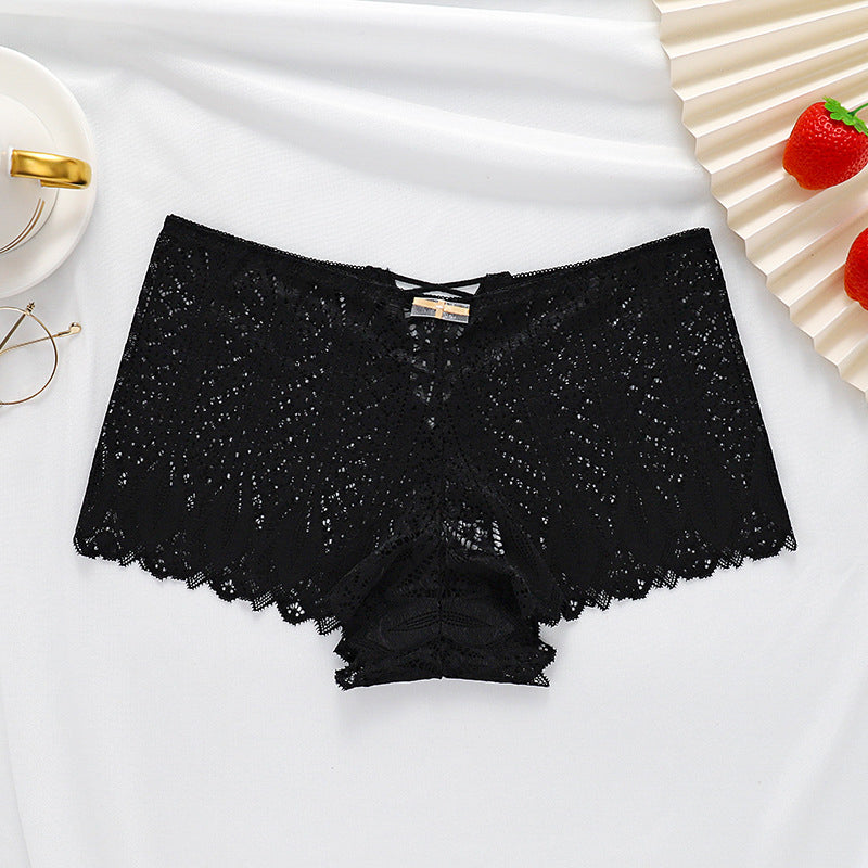 Majtki koronkowe z sznurowaniem eleganckie na co dzień Aylin