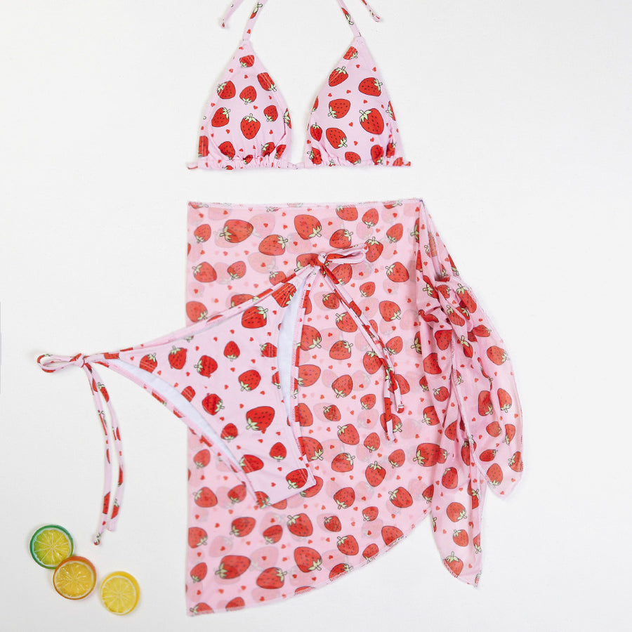 Bikini z pareo na plażę i basen Constanse