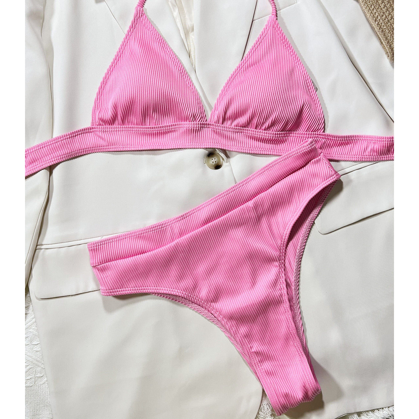 Dwuczęściowy strój kąpielowy z regulowanymi ramiączkami Natalia