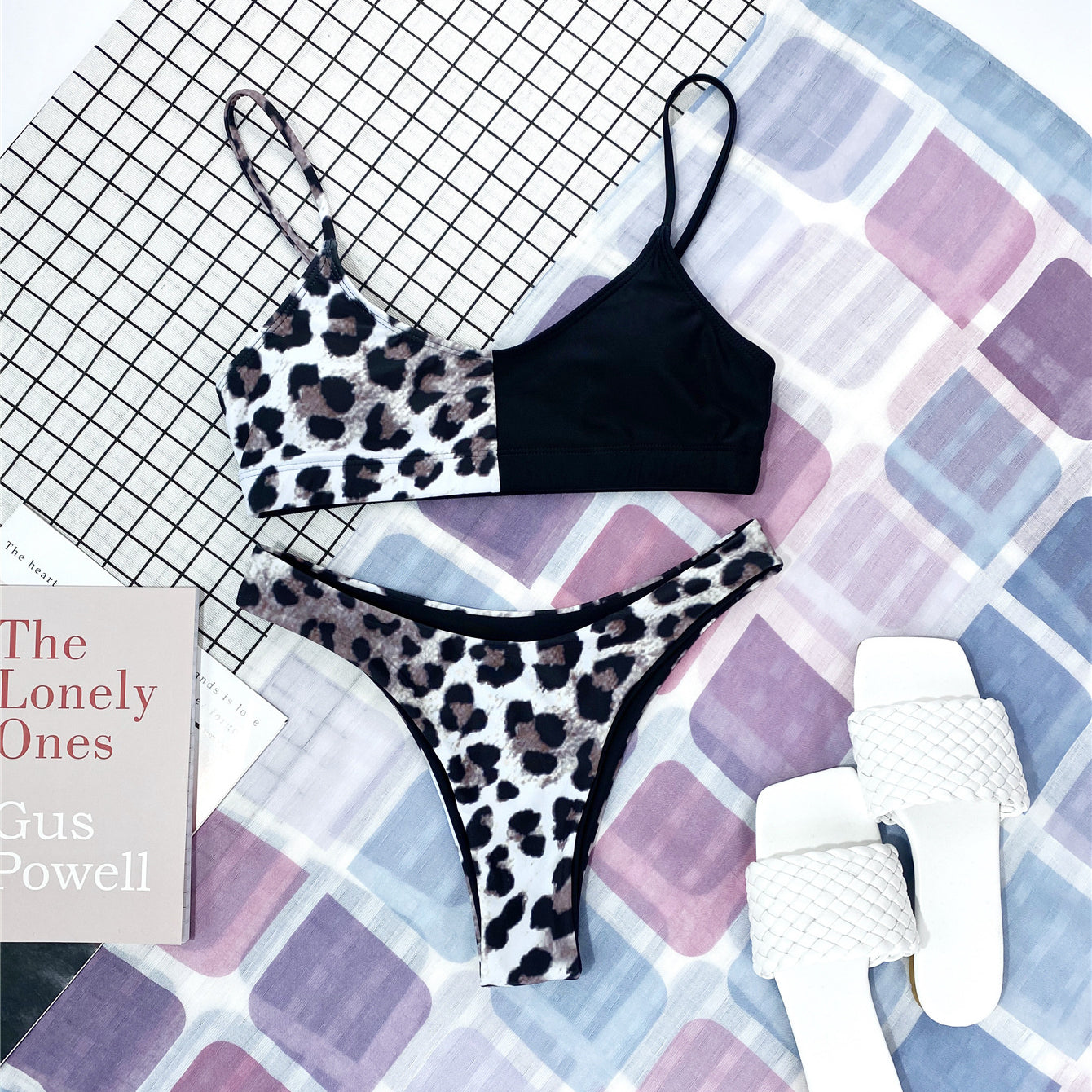 Strój kąpielowy dwuczęściowy z wysokiej jakości materiałów na plażę i basen Everarda