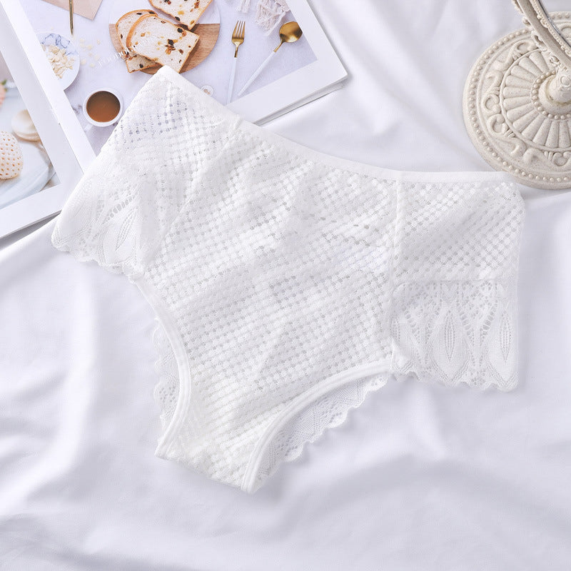 Majtki koronkowe z wysokim stanem modelujące sylwetkę Hiema