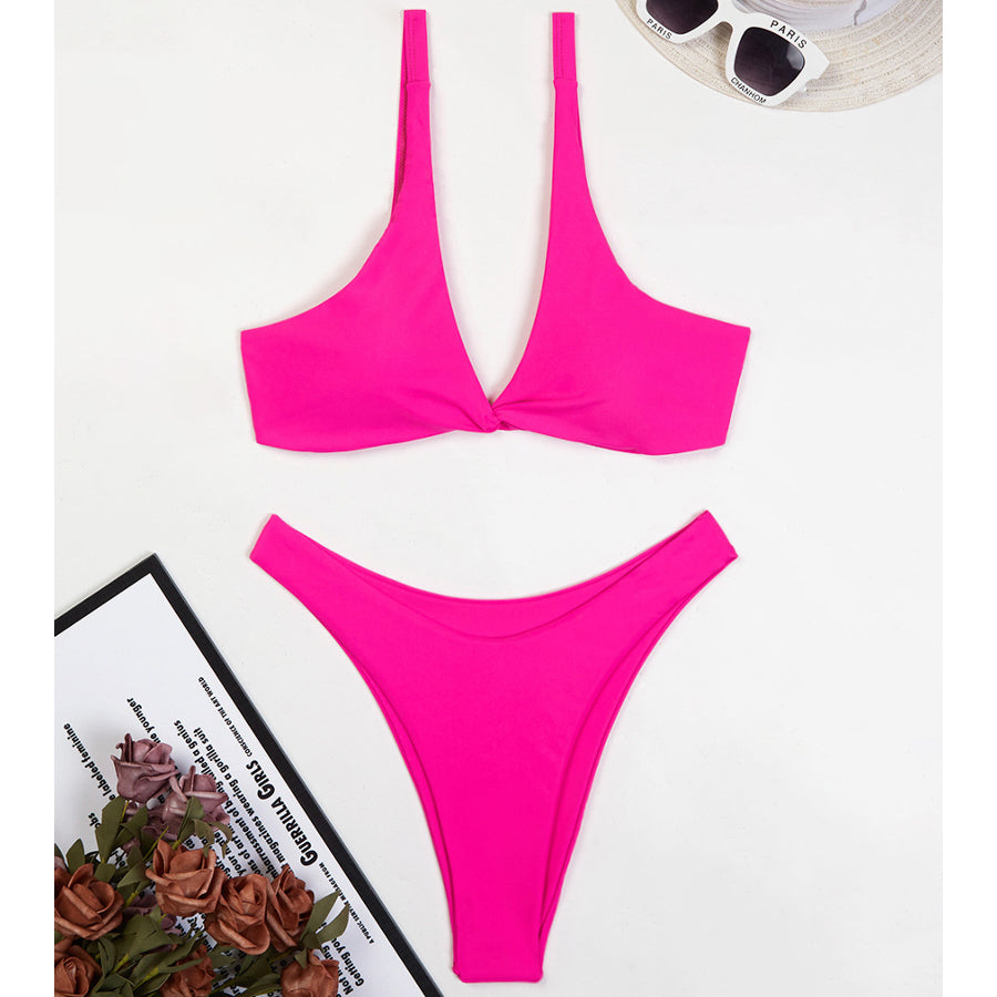 Bikini z trójkątnym topem na plażę i basen Muire