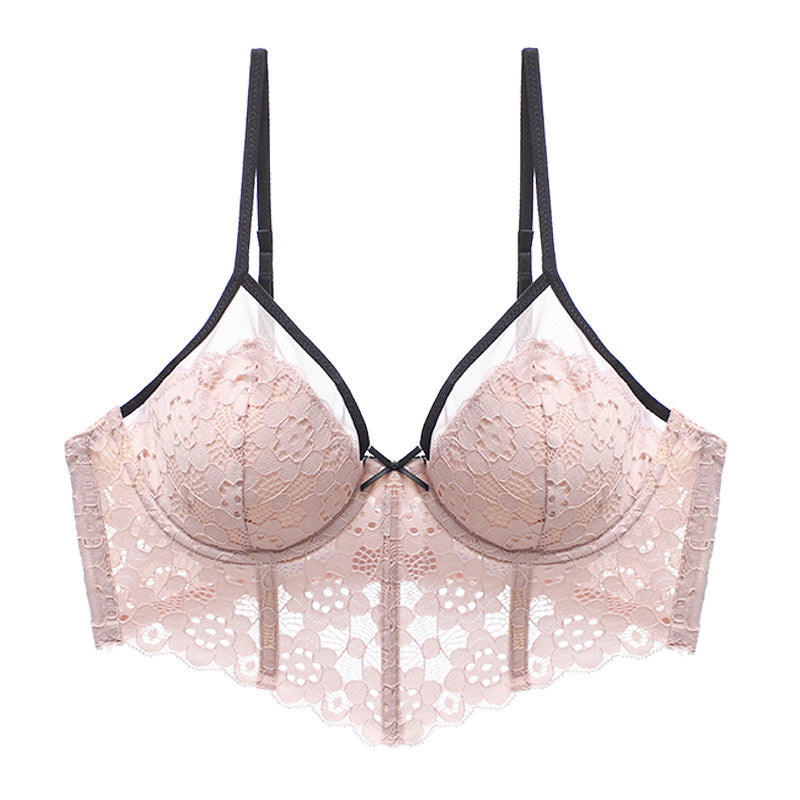 Braletka push-up z koronki elegancka biustonosz na co dzień Eliza