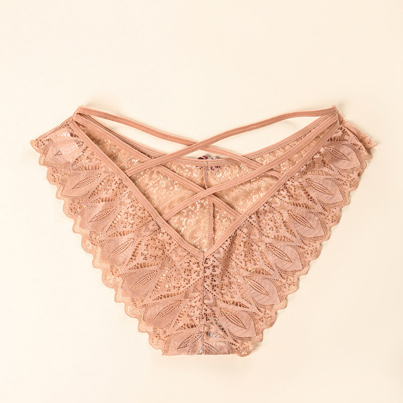 Brazyliany koronkowe z elastycznymi paskami na co dzień i specjalne okazje Razan