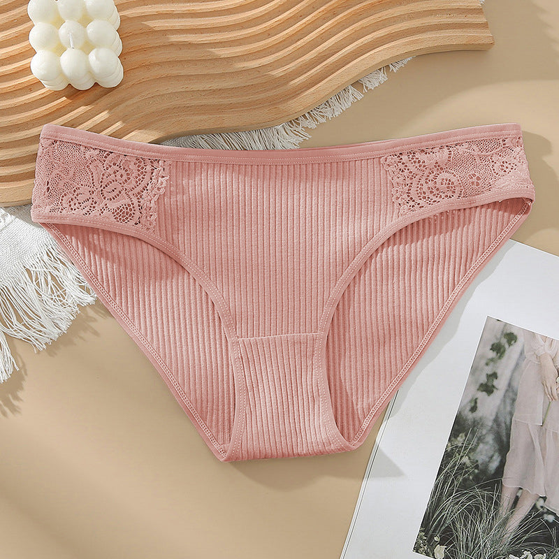 Figi koronkowe z elastycznego materiału na co dzień i okazje Dafni