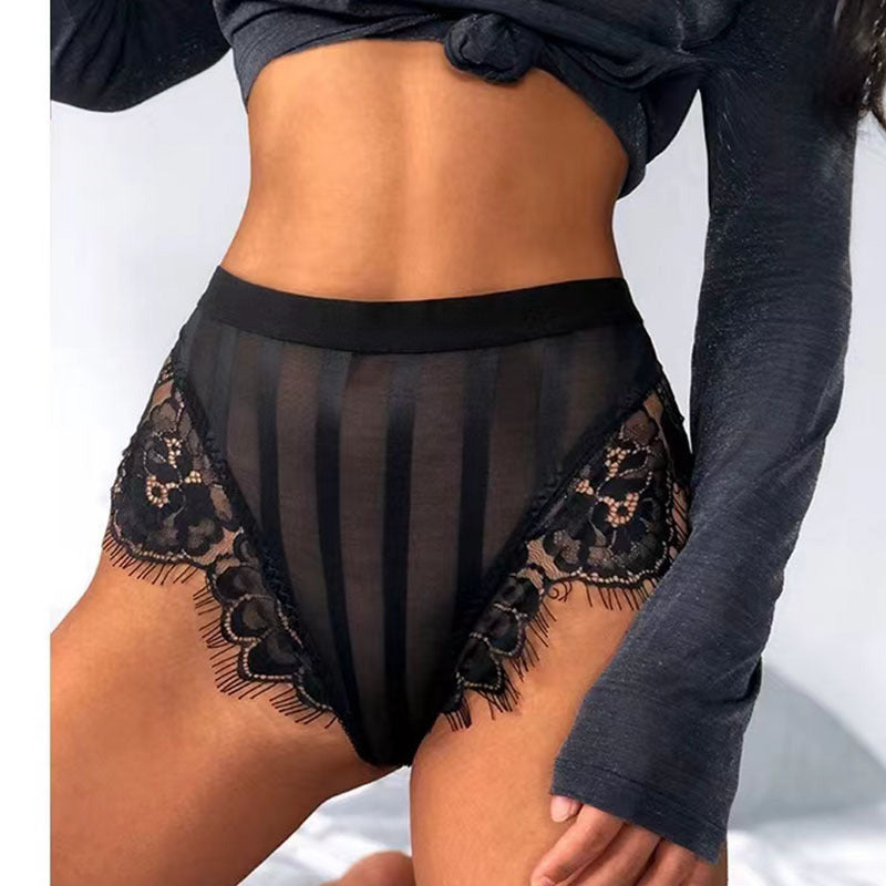 Koronkowe figi z przewiewnego materiału na co dzień Arendien