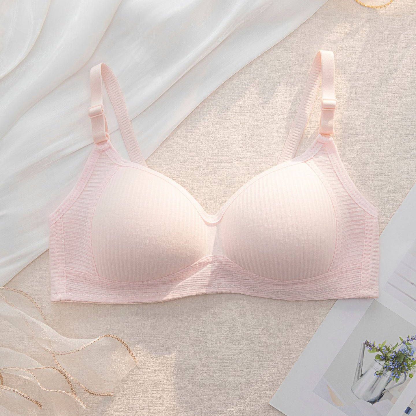 Biustonosz bezszwowy bez fiszbin codzienny elegancki Sibylle