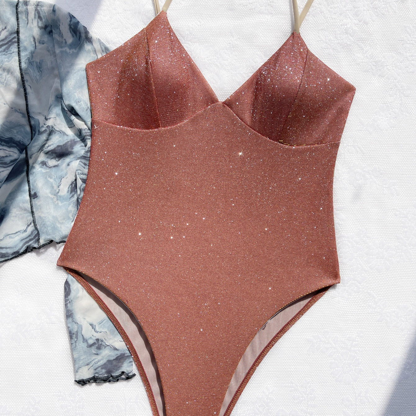 Strój kąpielowy jednoczęściowy elastyczny Stardust Talya