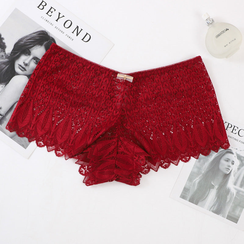 Majtki koronkowe z sznurowaniem eleganckie na co dzień Aylin