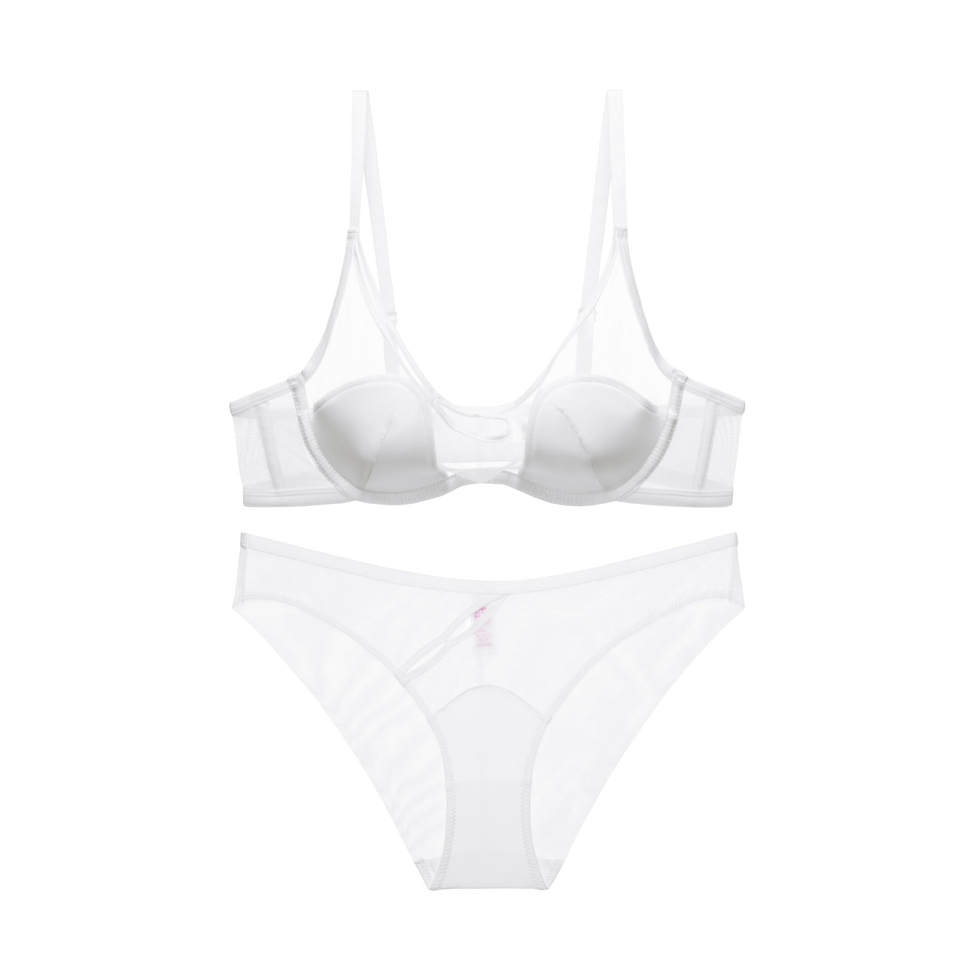 Komplet bielizny z siateczki z biustonoszem i majtkami Corabelle