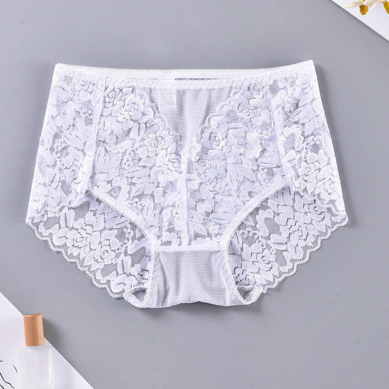 Majtki koronkowe z pełnym tyłem eleganckie Heidine