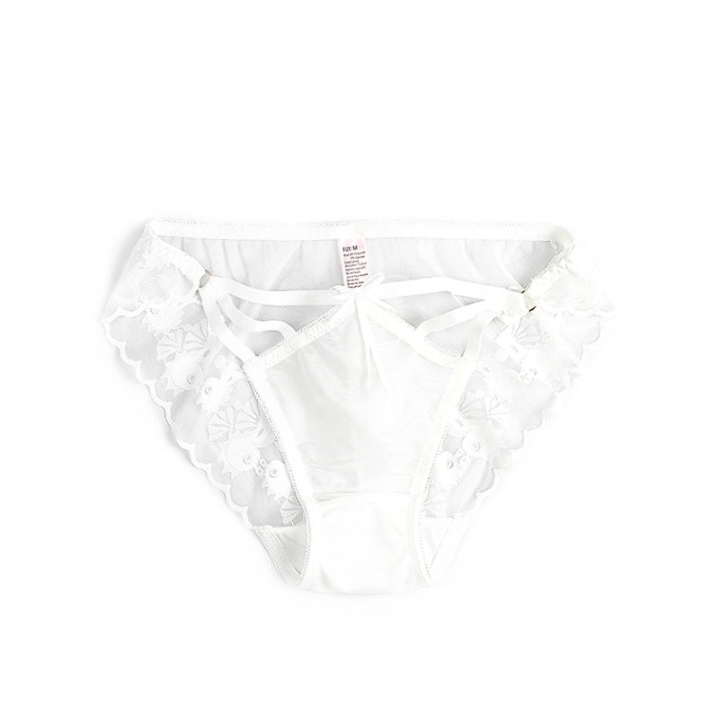 Figi z paseczkami z gładkiej tkaniny na co dzień Manlia