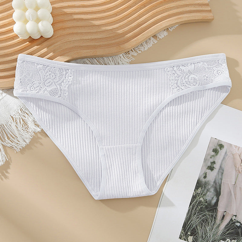 Figi koronkowe z elastycznego materiału na co dzień i okazje Dafni