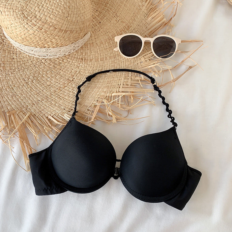 Biustonosz push-up na szyję z wkładkami uniesienie i wsparcie Liset