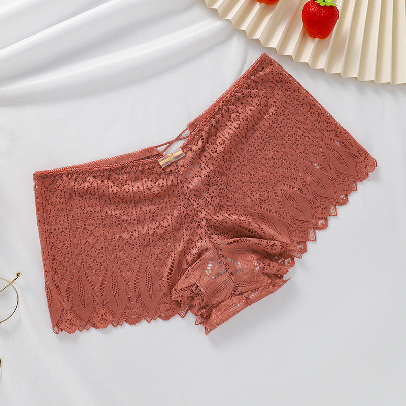 Majtki koronkowe z sznurowaniem eleganckie na co dzień Aylin