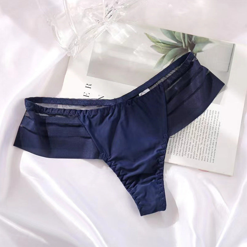 Majtki z siateczką geometryczną dla codziennej elegancji Alline