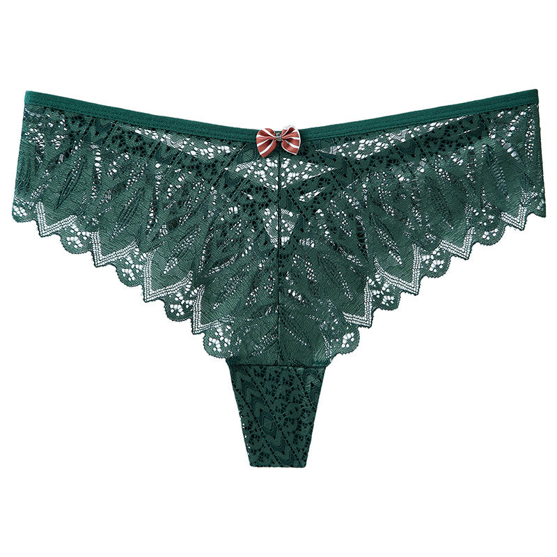 Figi koronkowe z kokardką na specjalne okazje Wita