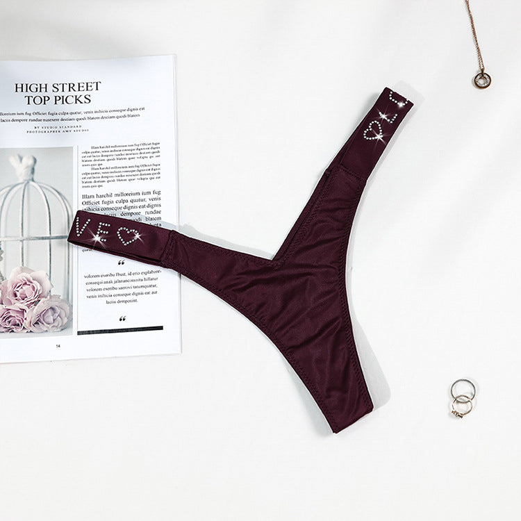 Stringi niewidoczne pod ubraniem z miękkiej tkaniny Ellina