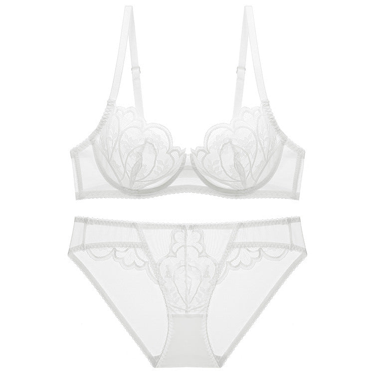 Komplet bielizny prześwitującej z delikatnych materiałów Harmke