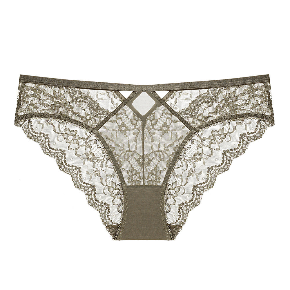 Koronkowe majtki ażurowe przewiewne na co dzień i specjalne okazje Evon