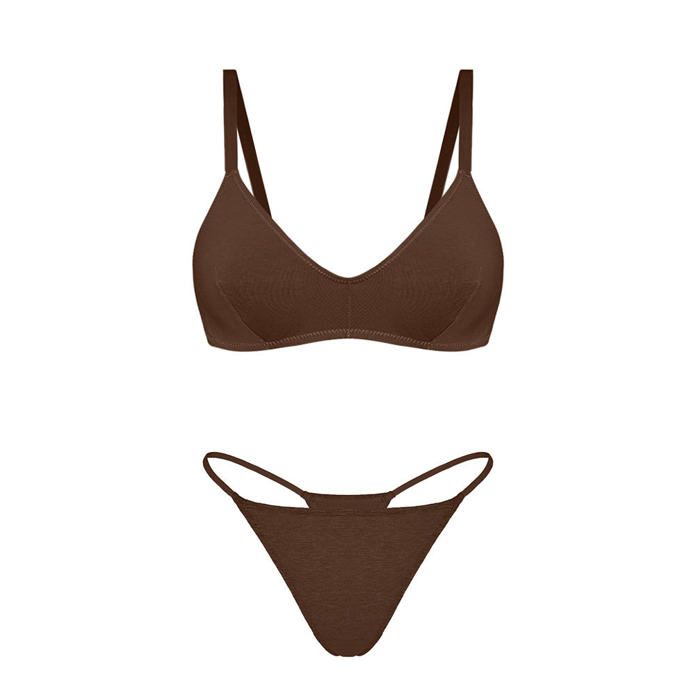 Komplet bielizny z miękkiego materiału na co dzień i okazje Kenul