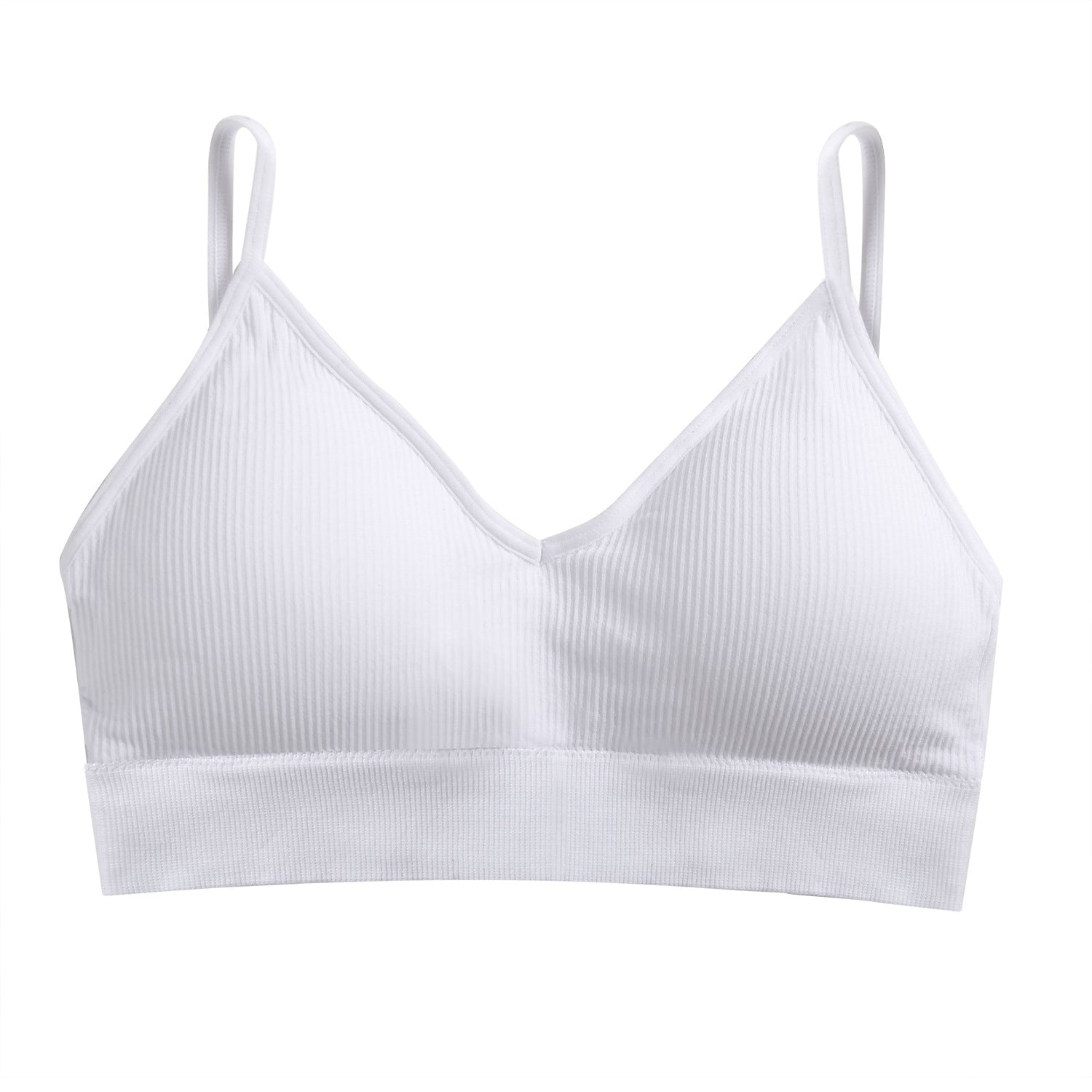 Braletka prążkowana elastyczna na co dzień Fatlinda