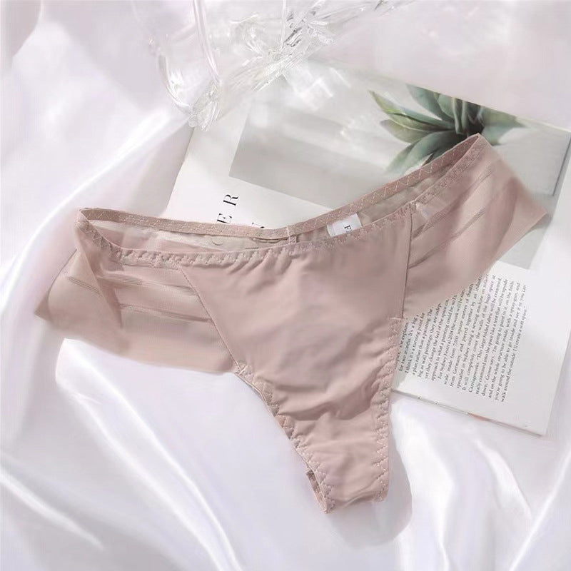 Majtki z siateczką geometryczną dla codziennej elegancji Alline