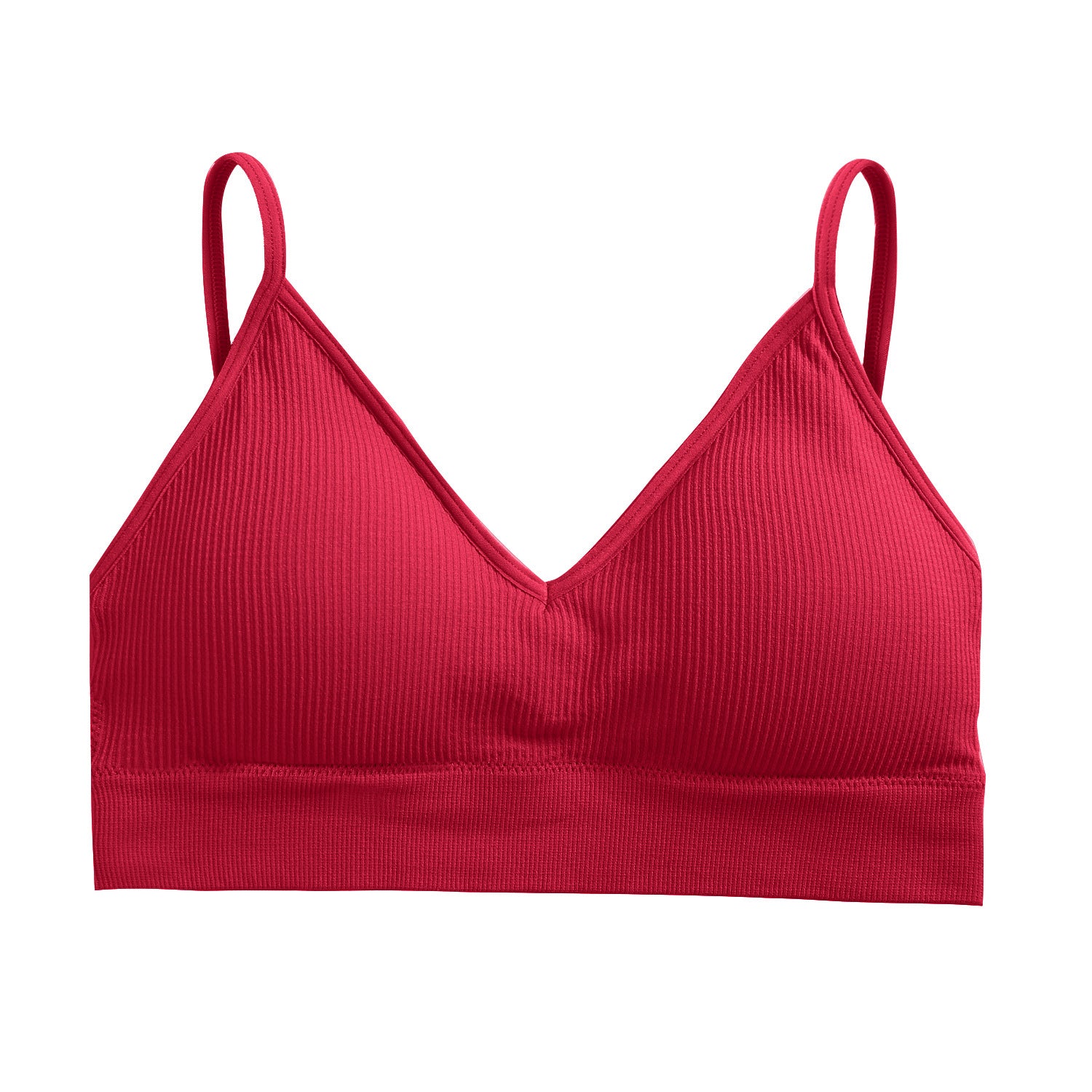 Braletka prążkowana elastyczna na co dzień Fatlinda