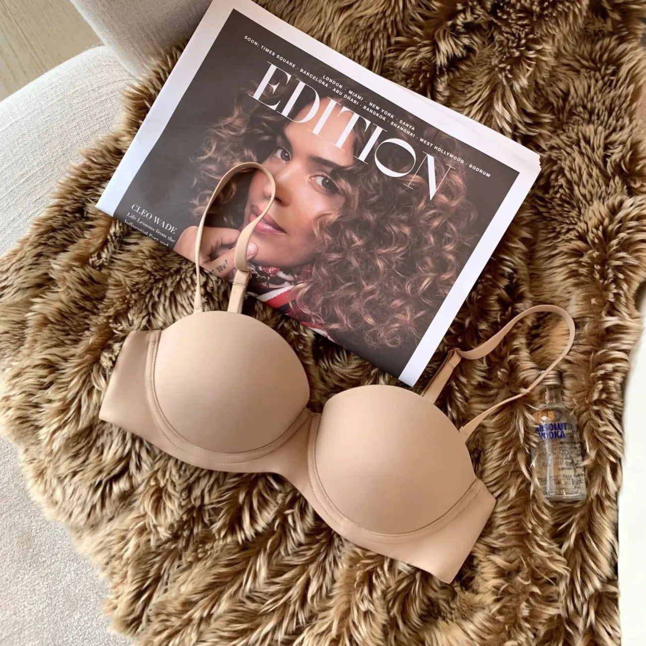 Biustonosz balkonetka push-up z regulowanymi ramiączkami Arnetta