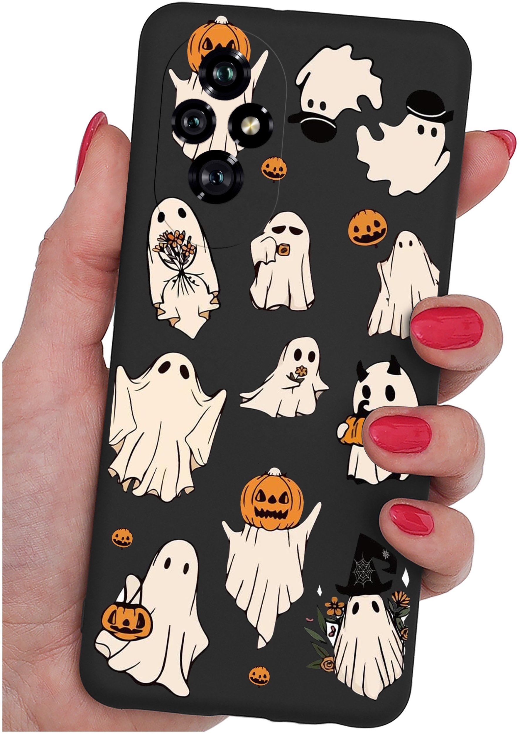 ETUI do Honor 200 5G | WZORY | SILIKONOWE MATT CASE + SZKŁO 9H