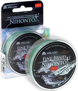 Mikado Plecionka Mikado Nihonto Fine Braid 0.16mm/12.5kg/15m zielona