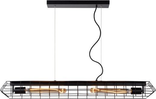 Lampa wisząca Lucide Lampa sufitowa czarna Lucide LATTICE 05332/02/30