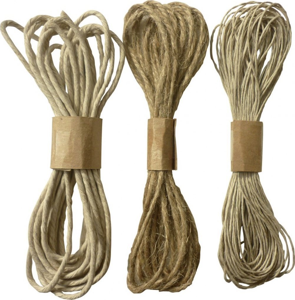 Sznurek Naturalny 3 rodzaje
