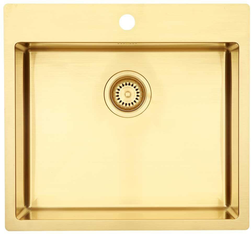 Køkkenvask Kubus 540 Soft Messing-guld