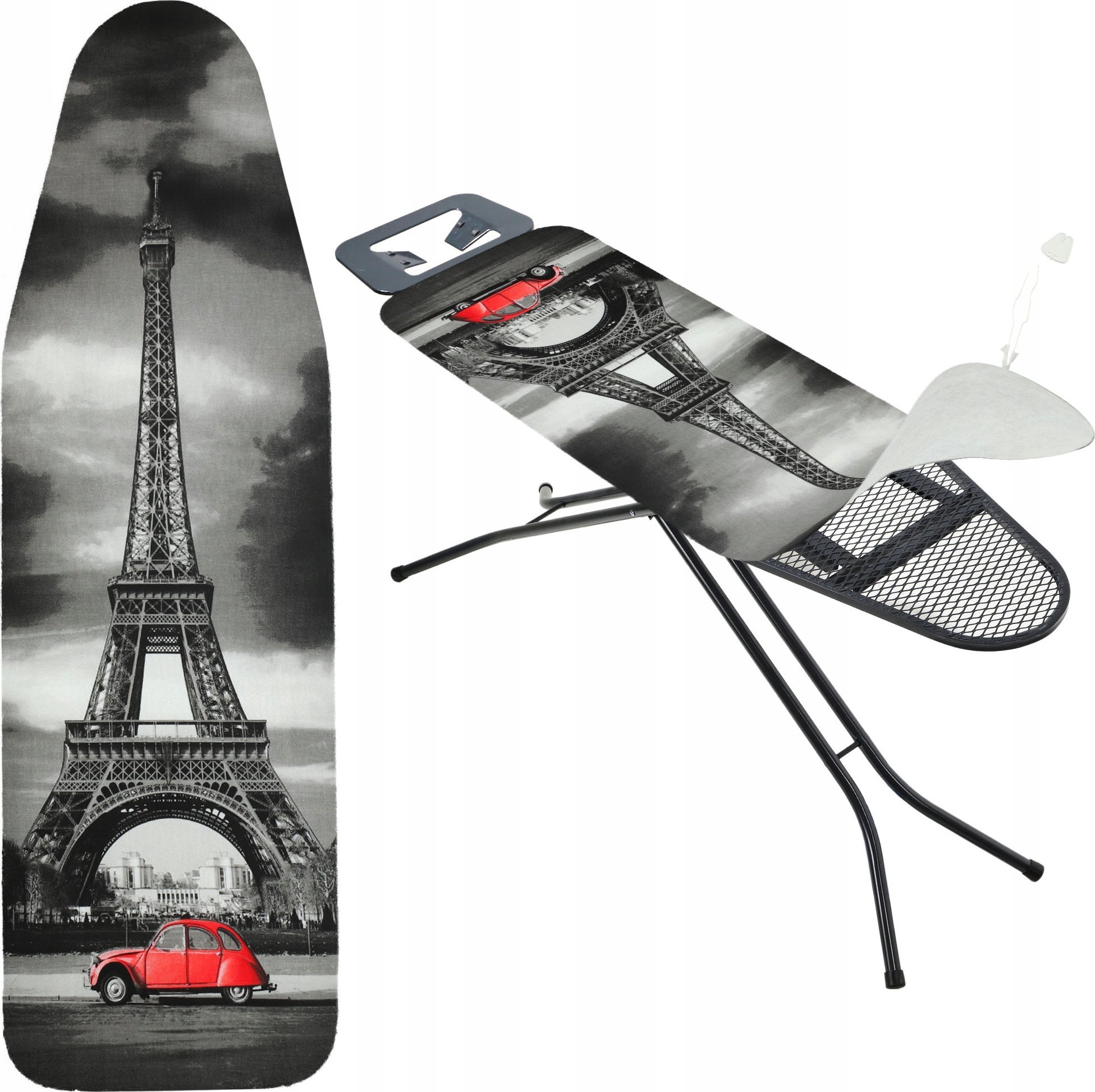 Kadax KADAX Pokrowiec Na Deskę Do Prasowania Naciągany 140x55cm Wieża Eiffla