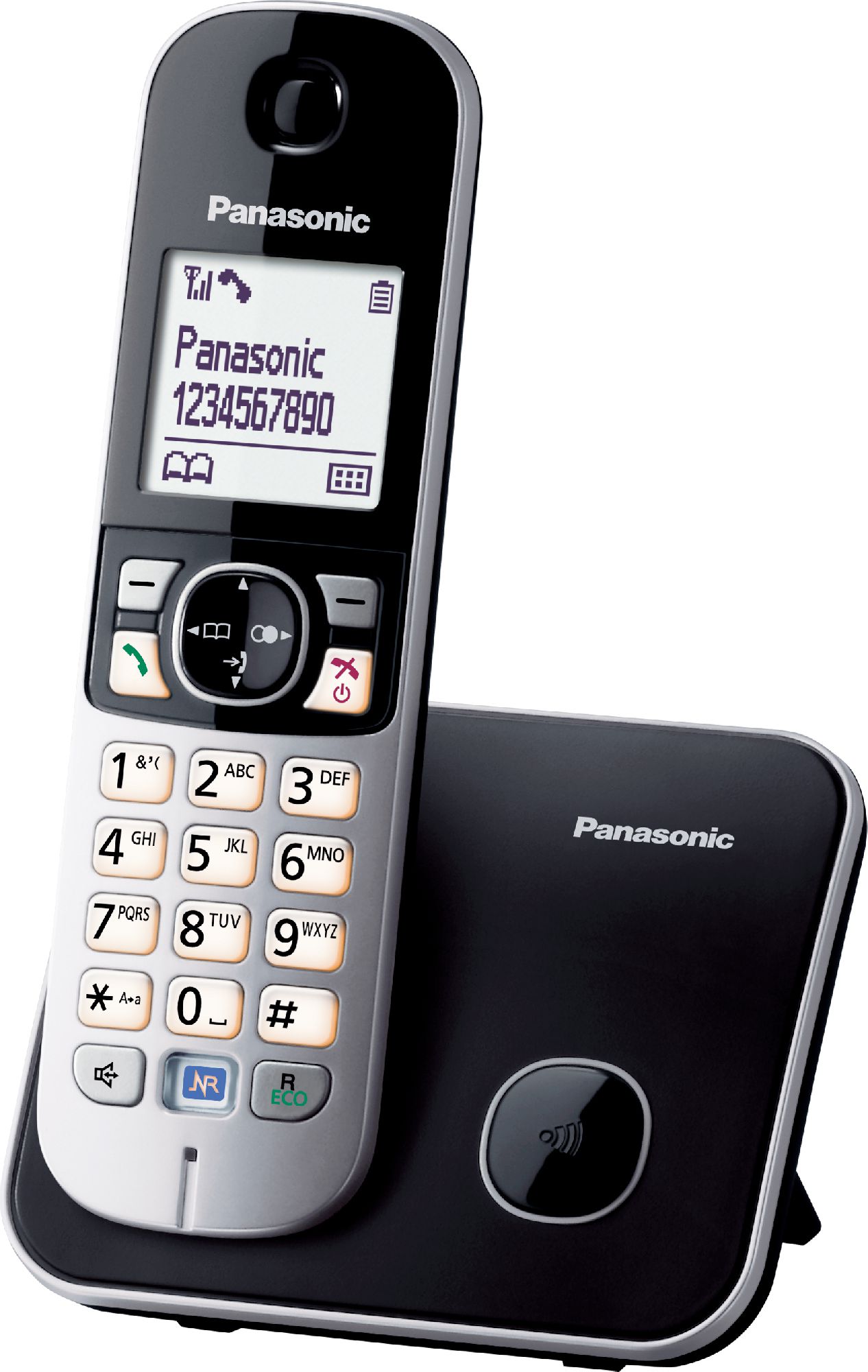 Telefon stacjonarny Panasonic Czarny
