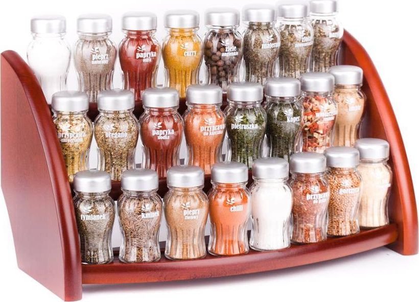 GALD Przyprawnik półka na przyprawy zestaw 24 szt