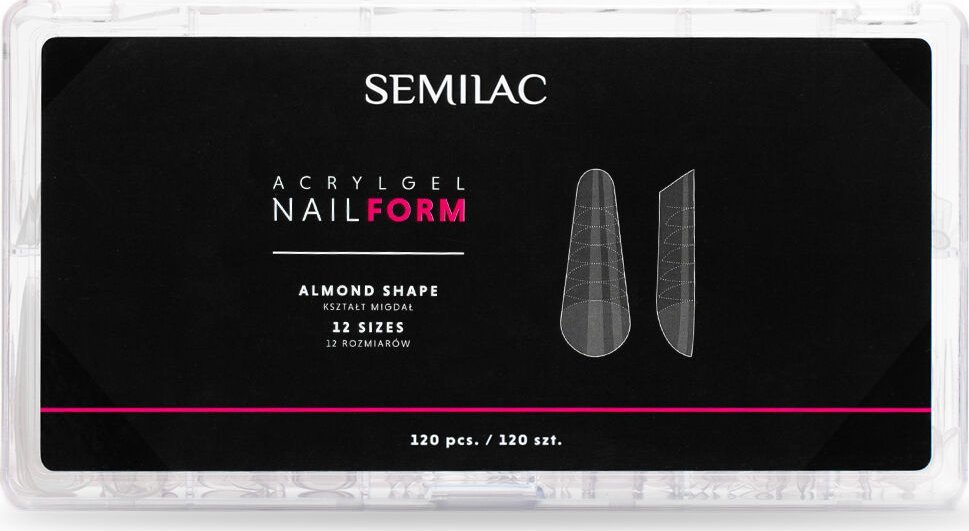 Semilac Semilac formy górne Almond 120szt
