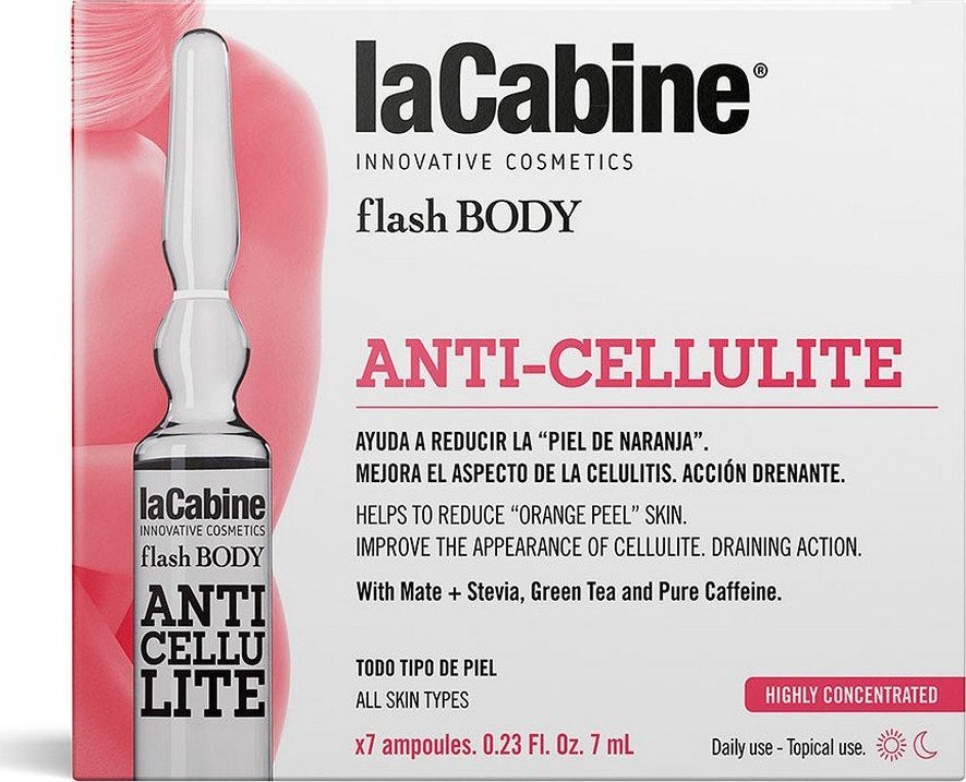 lacabine Ampułki Flash Body laCabine Przeciwcellulitowy (7 x 7 ml)
