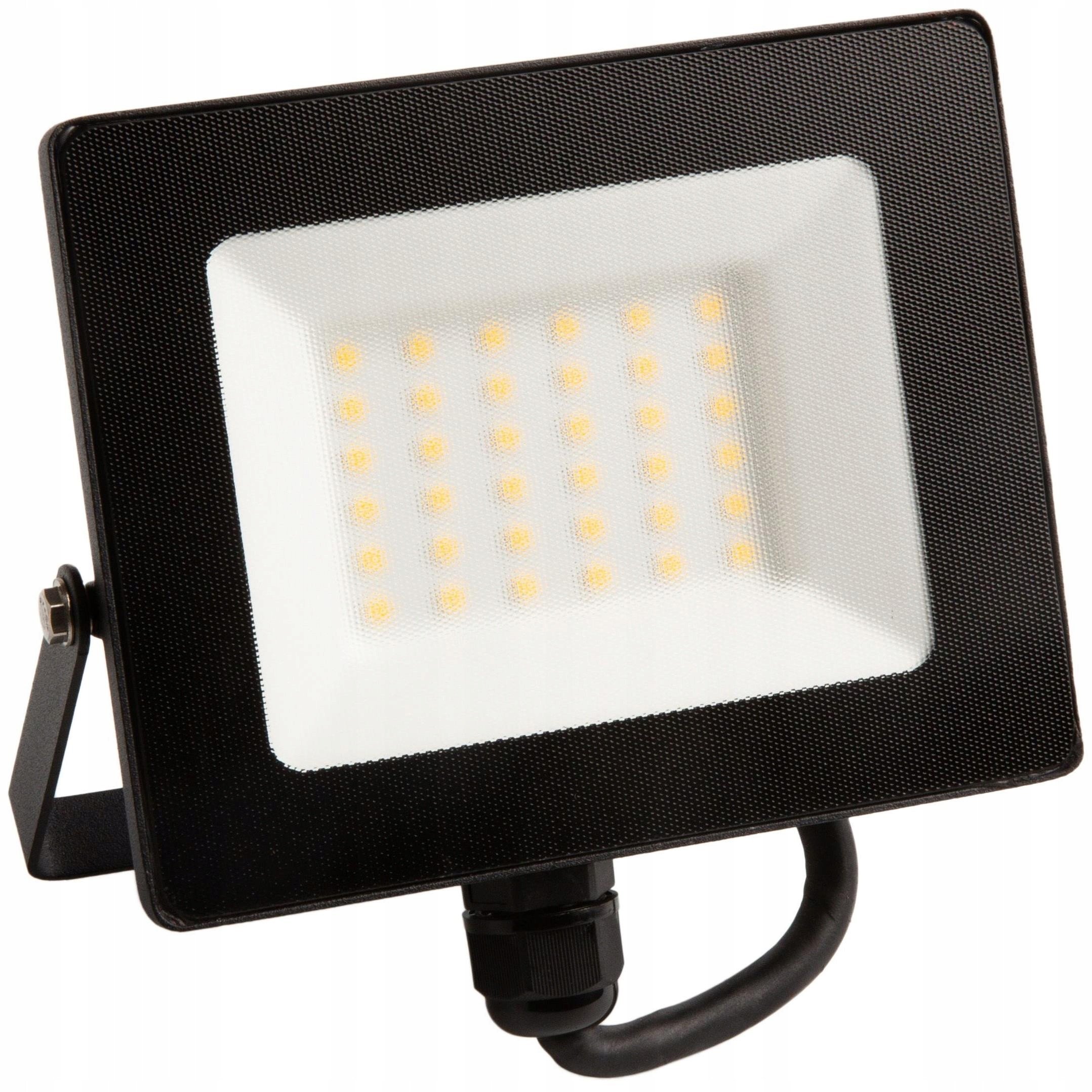 Naświetlacz ECOLIGHT2 Projektor LED Eco* Light EC79860 slim 30W 2700lm 4000K IP65 czarny